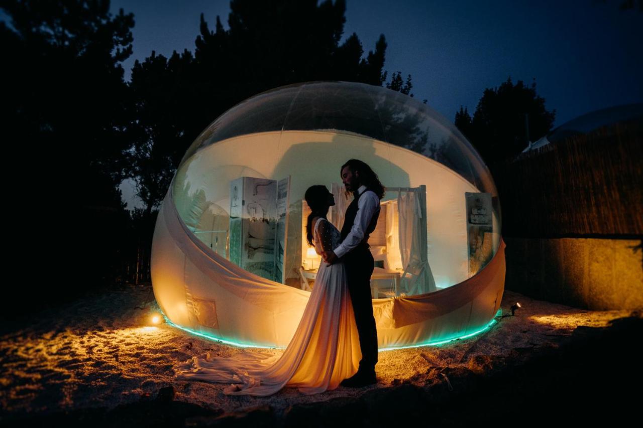 Burbujas Astronomicas Albarari Sanxenxo Hotel ภายนอก รูปภาพ