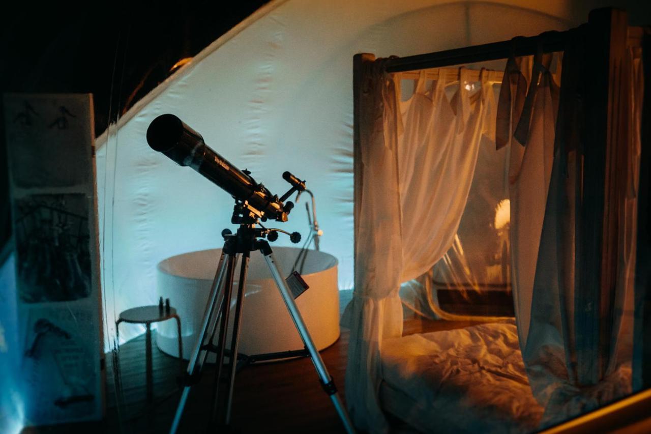 Burbujas Astronomicas Albarari Sanxenxo Hotel ภายนอก รูปภาพ