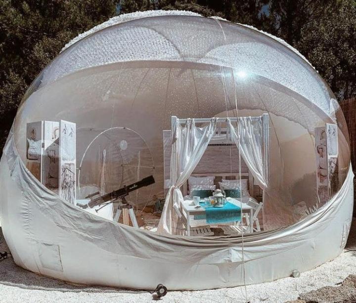 Burbujas Astronomicas Albarari Sanxenxo Hotel ภายนอก รูปภาพ