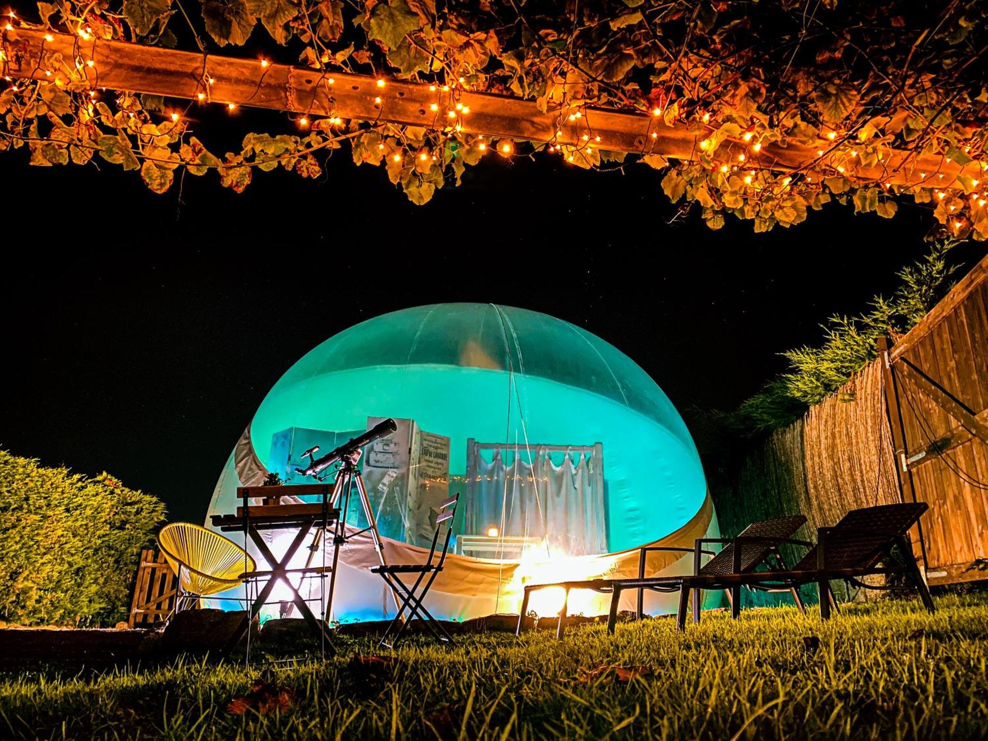 Burbujas Astronomicas Albarari Sanxenxo Hotel ภายนอก รูปภาพ